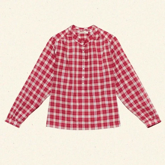 DÔEN Holde Top In Alsace Plaid | Size S | Like New - Picture 9 of 16